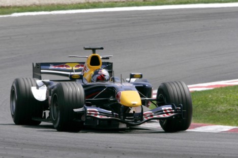 Christian Klien i sin sidste Grand Prix optræden i Barcelona i 2006